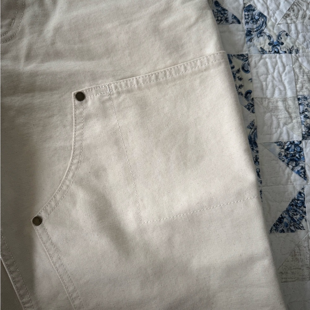 Carhartt Work Pants in Light Cream - Picture 4 of 8